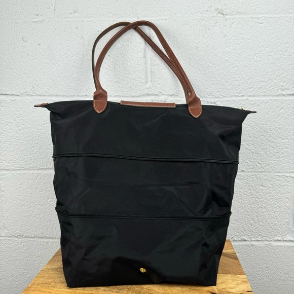 Longchamp Le Pliage Expandable Tote Black - Picture 6 of 16